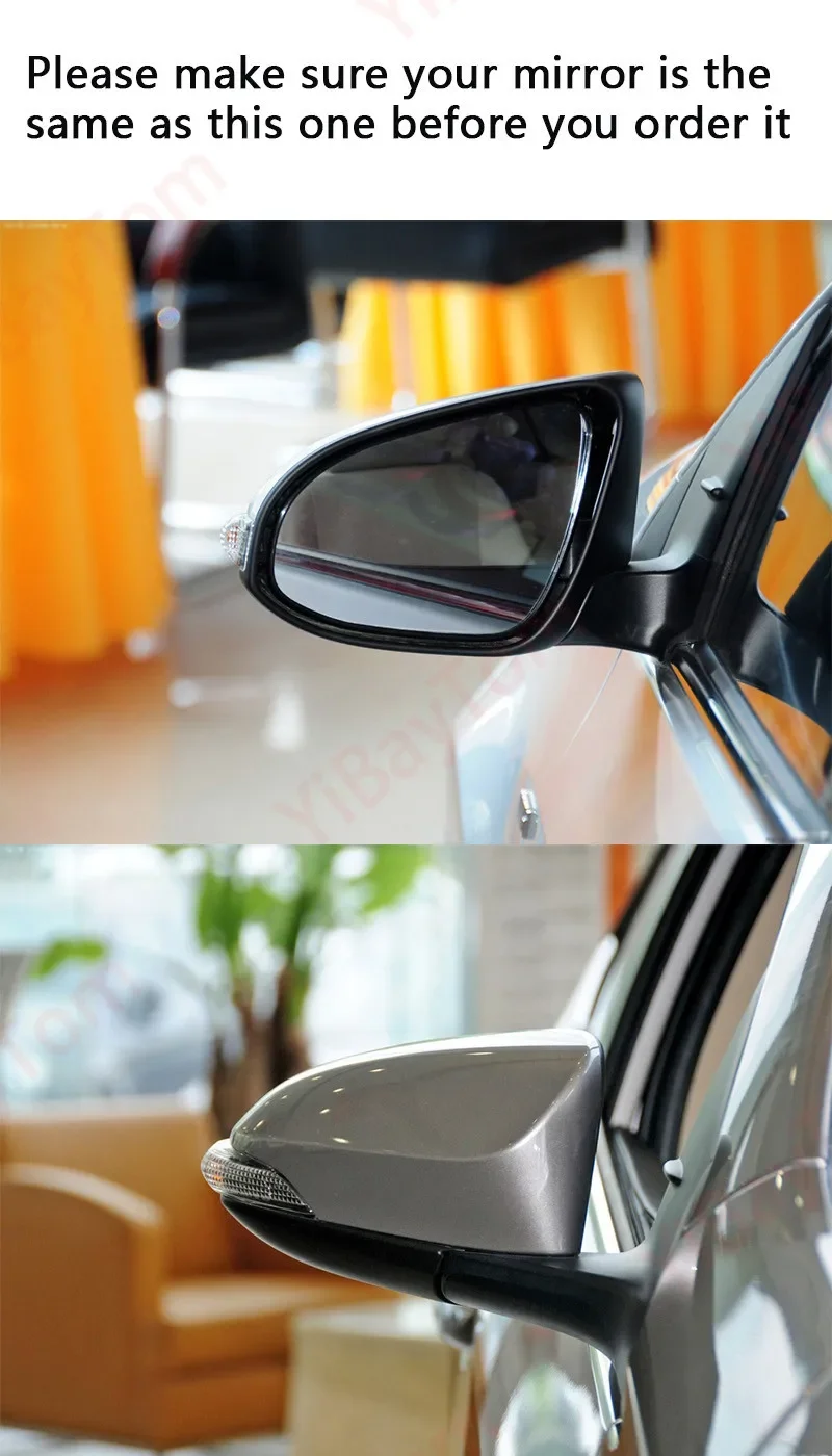 Side View Rearview Heated Replacement Wing Mirror Glass For Toyota Corolla E170 E180 2014-2016