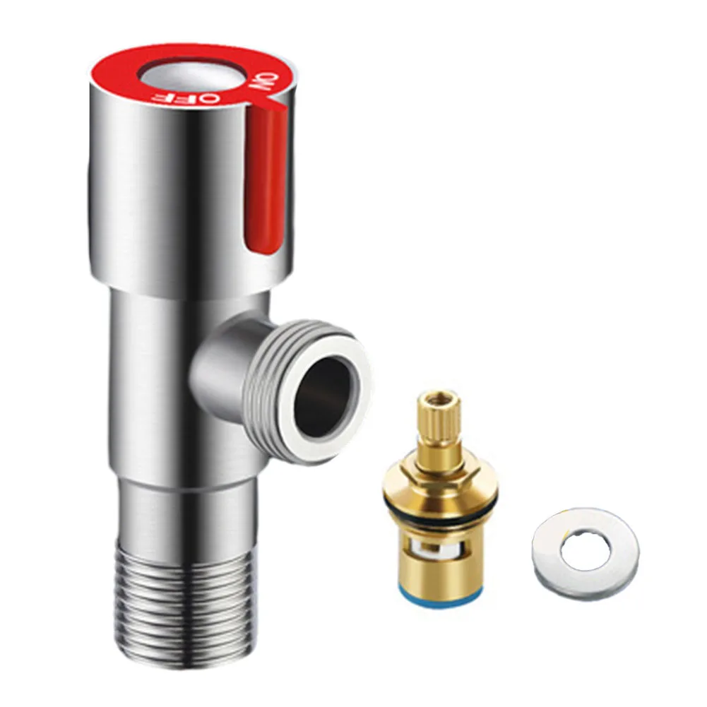 Smooth Operation Easy Installation 304 Stainless Steel Angle Valve Suitable for Balconies Kitchens and Bathrooms