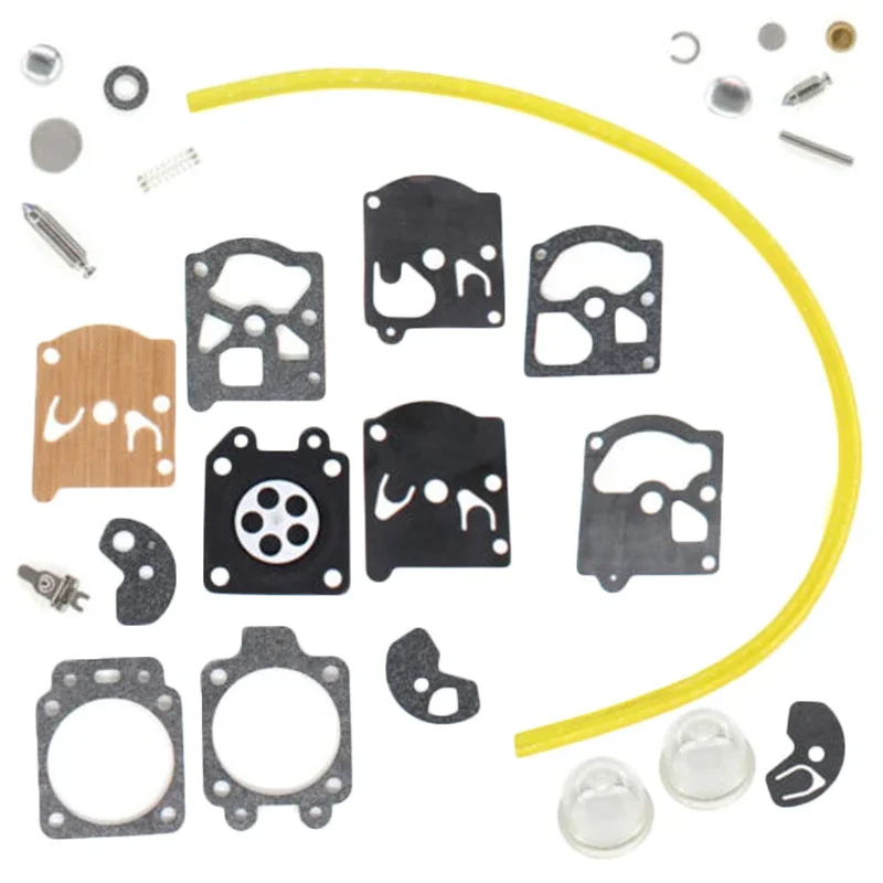 طقم تصليح المكربن عالي الجودة مع لمبة الحجاب الحاجز وخط لمنناشير Walbro/Stihl 009AV 010AV 011AV 011AV 020AV