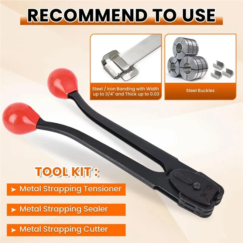 Innovative Heavy Pallet Packing Pliers Sealer Tool 3/4