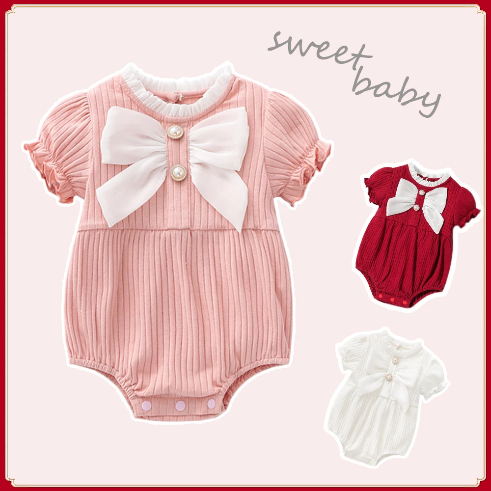 

Комбинезон принцессы для маленьких девочек, комбинезон, Одежда для новорожденных, летние милые хлопковые комбинезоны для малышей, одежда для фотосессии с поясом в виде торта