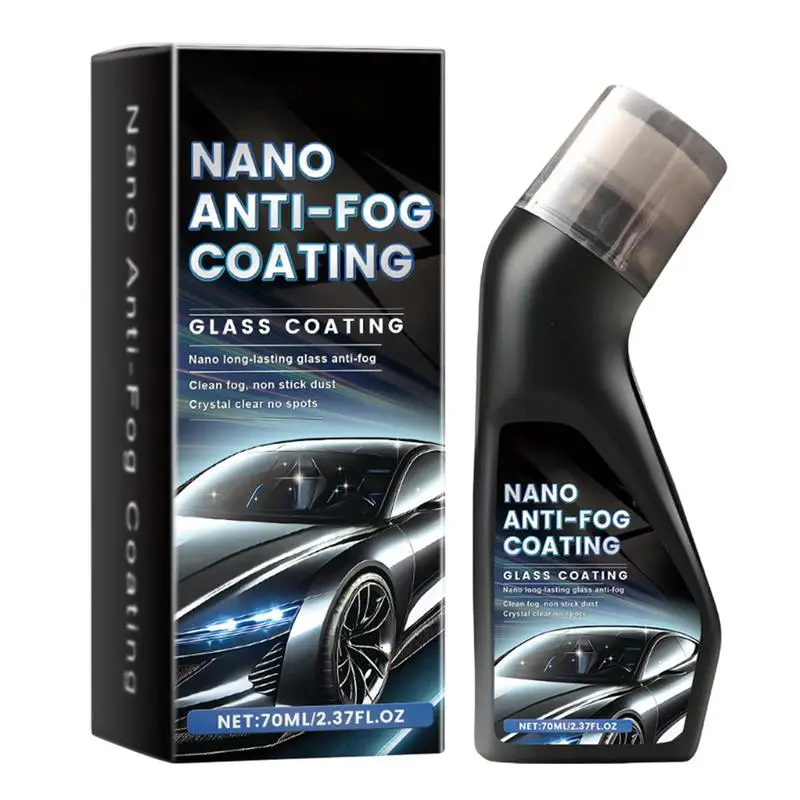 

Vehicles Window Detailing Polish 70ml Anti-fog Auto Windshield Coat Cleaning Liquid Car Glass Stain Removal Agent For Rainproof