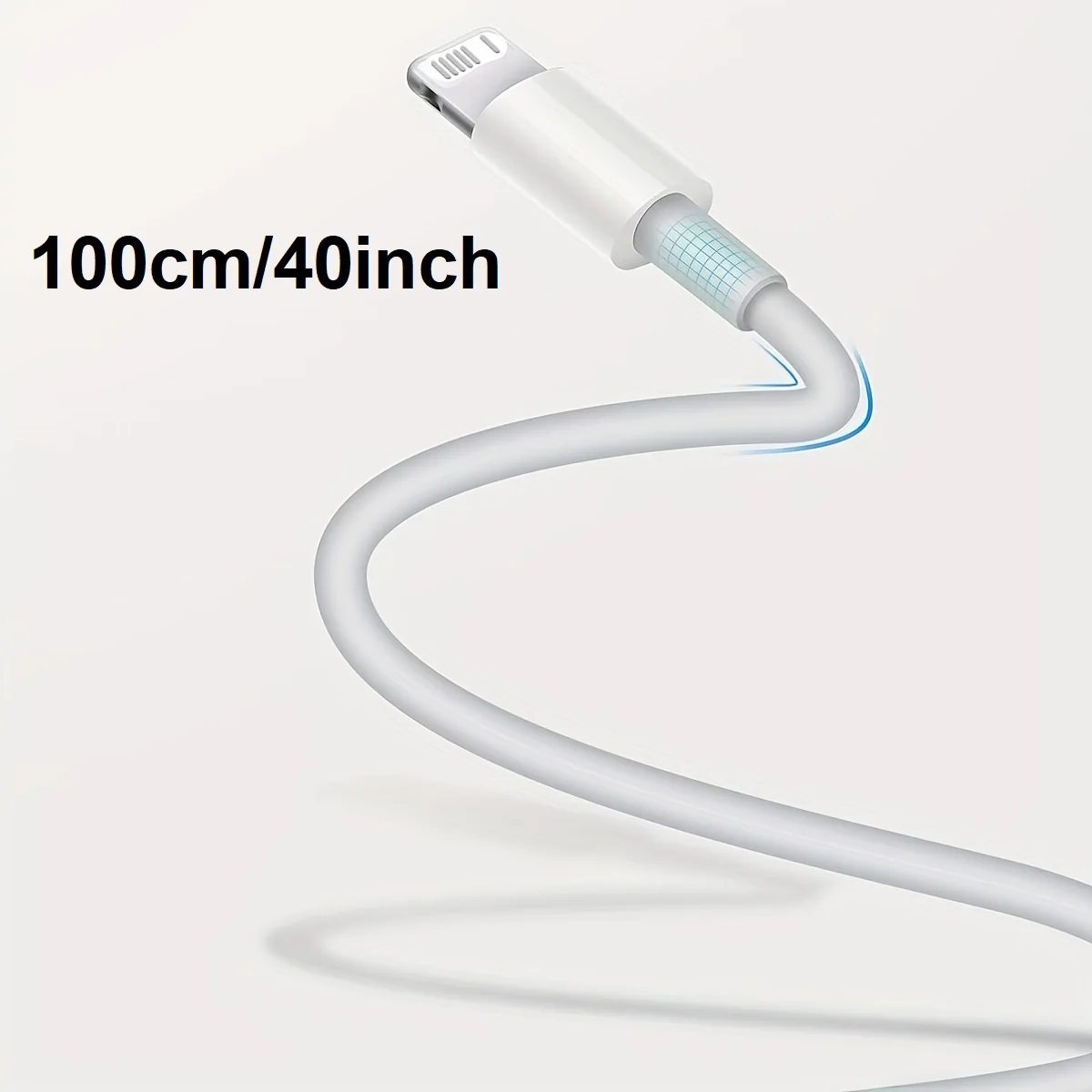 1M/3FT USB to L Charging Cable for iPhone IPad-3 Pack