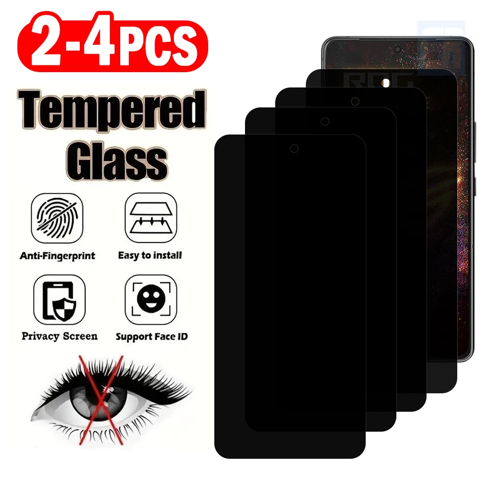 

2-4 шт. закаленное стекло с защитой от подглядывания для Asus ROG Phone 8 Pro 9 SE, антишпионская защитная пленка для экрана Zenfone 12 11 Ultra Film