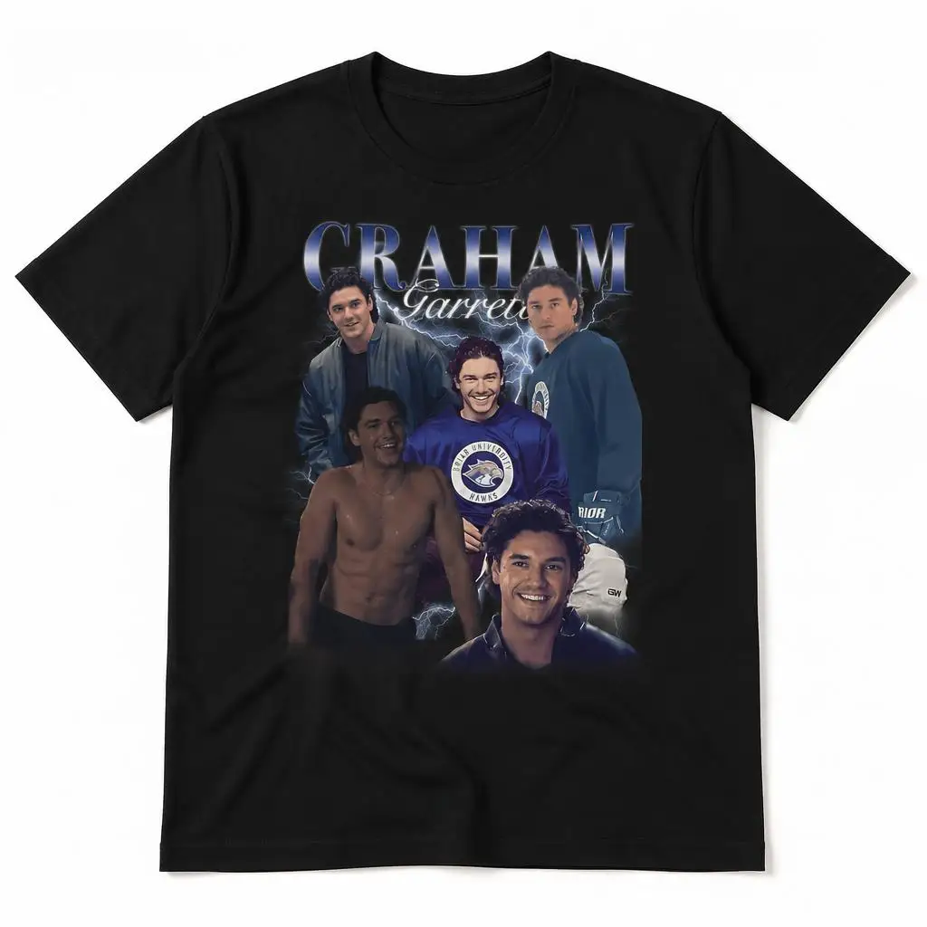 Garrett Graham Off Campus T Shirts Casual Tees Short Sleeve Round Collar T-Shirt Pure Cotton Tops