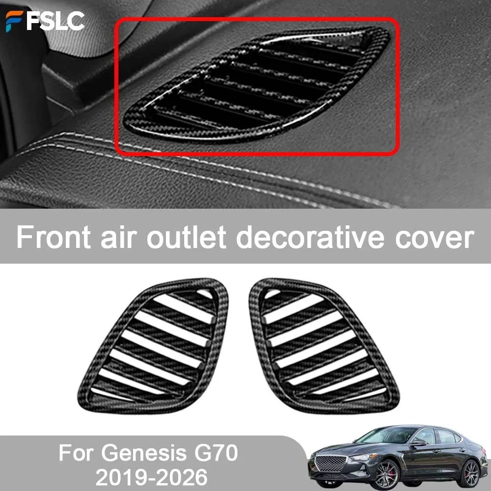 

Cars Accessories Front air outlet decorative cover For Genesis G70 2019-2026 Car Decoration Styling Upgrade Modify A Car
