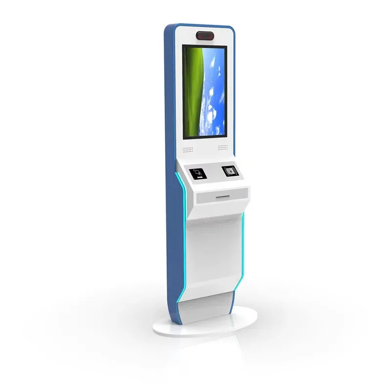 Self Service Kiosk with Bill Cash Register Acceptor Dispenser Machine Check In and Printer