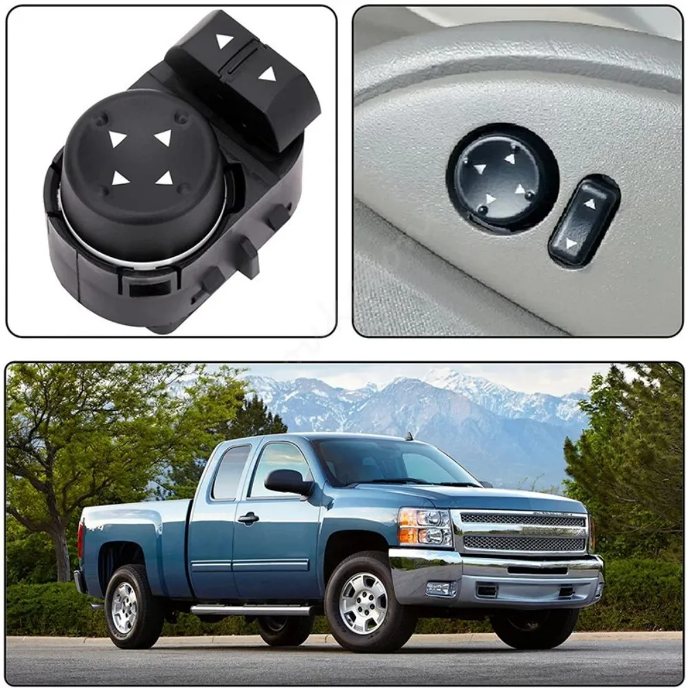 22883768 لسيارة شيفروليه سيلفرادو جي إم سي سييرا 1500 2500 3500 HD 2007-2014 مفتاح مرآة الطاقة زر التحكم ملحقات السيارة #6