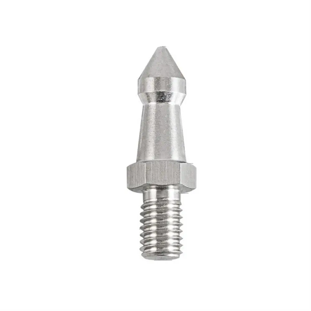 Trípode con punta de acero inoxidable, soporte de tornillo para cámara, 1/4, 3/8 M8 pulgadas