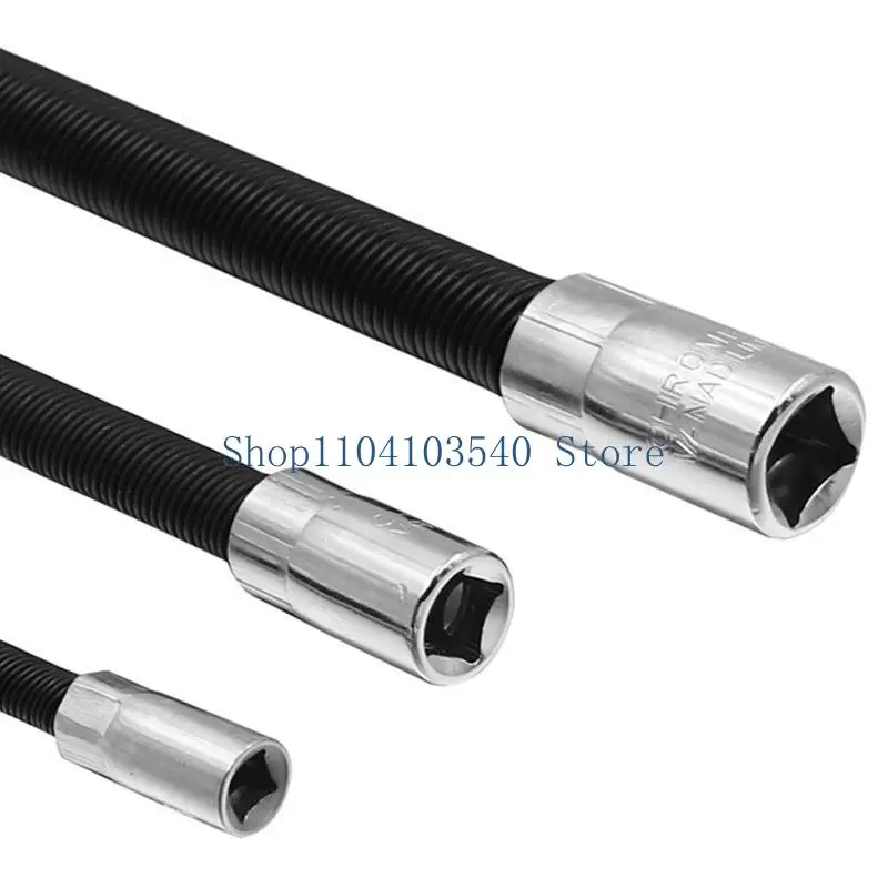 

02DC Electric Wrench Spring Extension Rod Universal Flexible Shaft Fast Ratchet