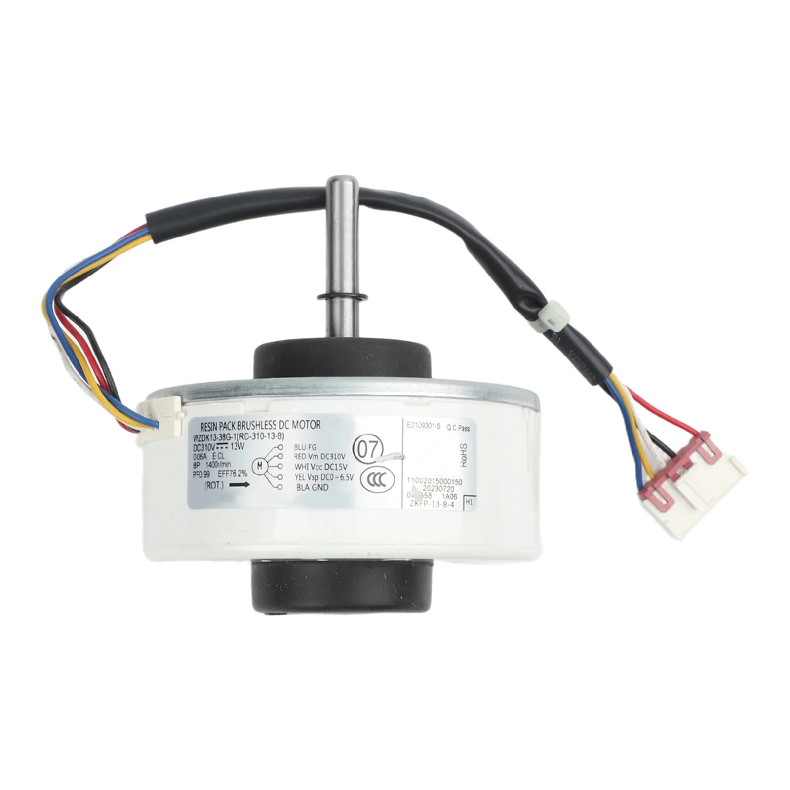 Central Air Conditioning 13W Variable Frequency Air Conditioning Motor Central Air Compact Design DC310V Cooling Fan