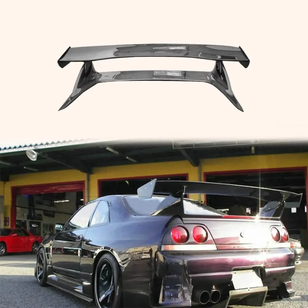 

Car Carbon Fiber Rear Spoiler Wing for R33 GTR OE Style Spoiler With Bee-R GT Spoiler Blade
