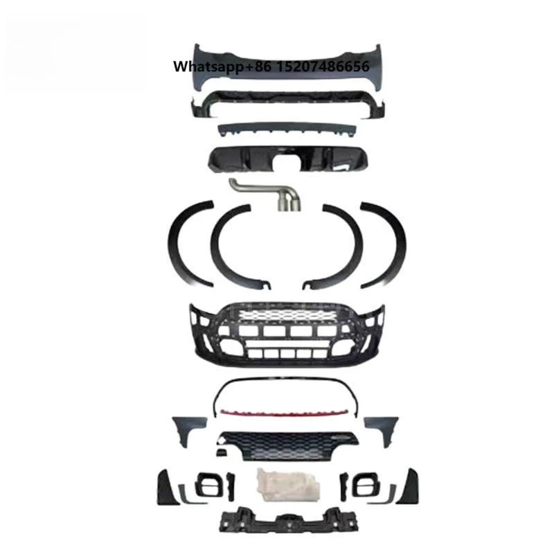 Pp Plastic 2014-2022 Car Bumper Fender Flare Diffuser Bodykit for  F56 F57 Upgrade Jcw Old to New 2 Door Body Kit