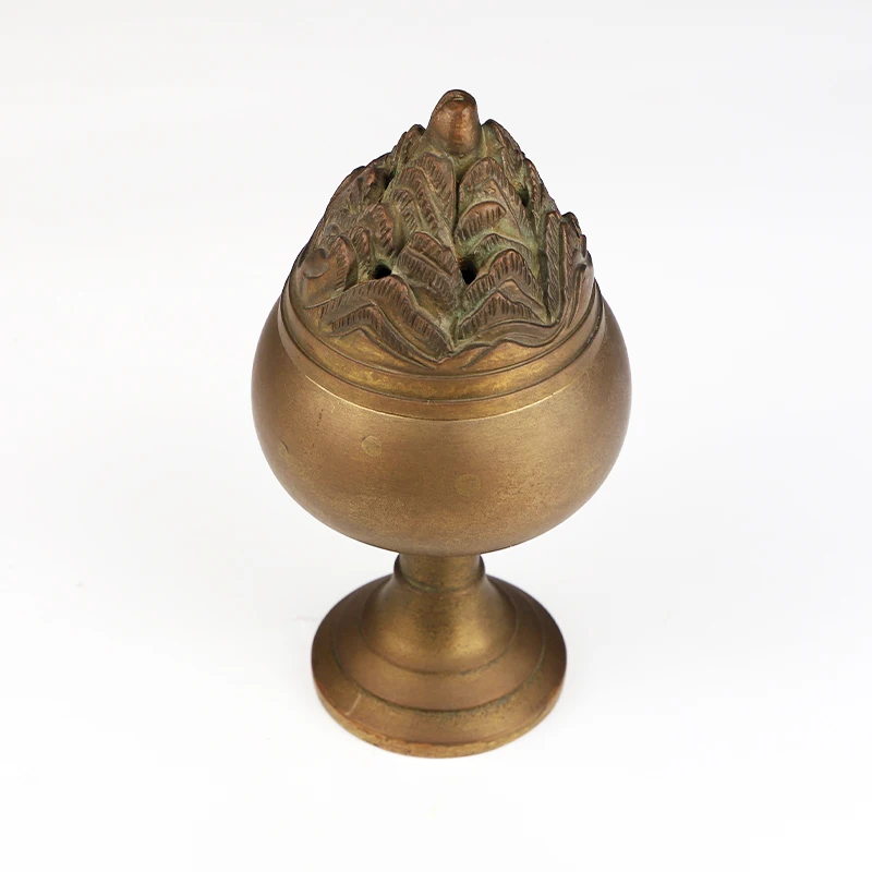 Agarwood flake incense burner diffuser candle jar warm aromatic for home and office decoration