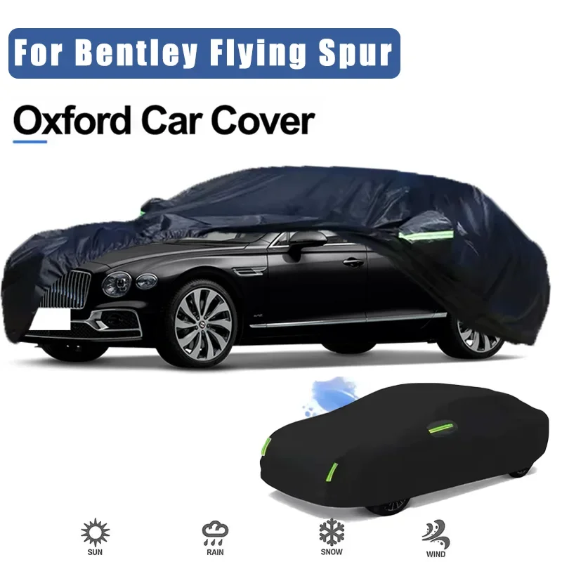 

For Bentley Flying Spur Car Covers Outdoor Waterproof Dustproof Sun Rain Snow Protection Thick Oxford Cloth Car Accessories