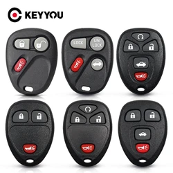 KEYYOU 원격 항목 열쇠가없는 키 쉘 케이스 Fob For GM For Buick For Chevrolet 3 Buttons