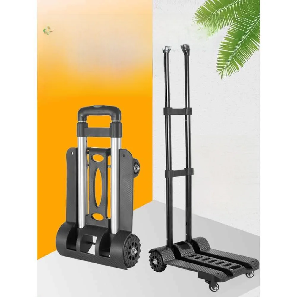 

Портативная четырехколесная тележка с выдвижной ручкой, бесшумная, из алюминиевого сплава, складная, для овощей и хозяйственных нужд