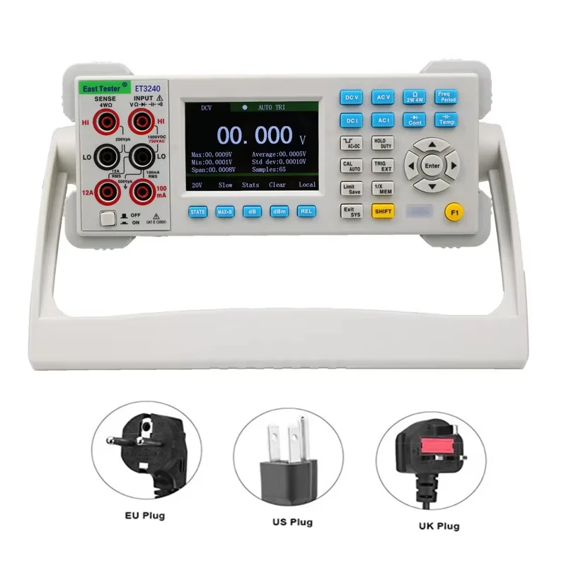 

East Tester 4-1/2 Digit Digital Multimeter ET3240 Precision Automatic Range Capacitance Tester Digital Desktop Multimeter