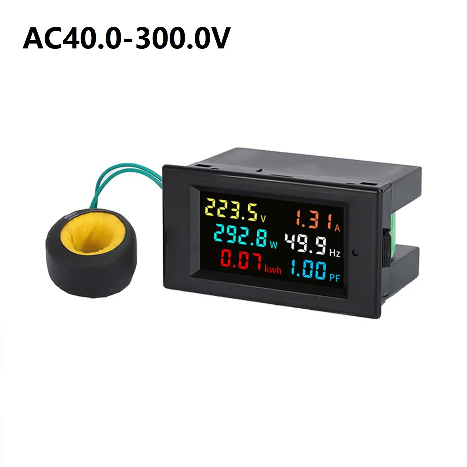 Power Frequency Specifications Test Accuracy A Voltage Current Power Factor Meter PC Flame Retardant Wide Ranging