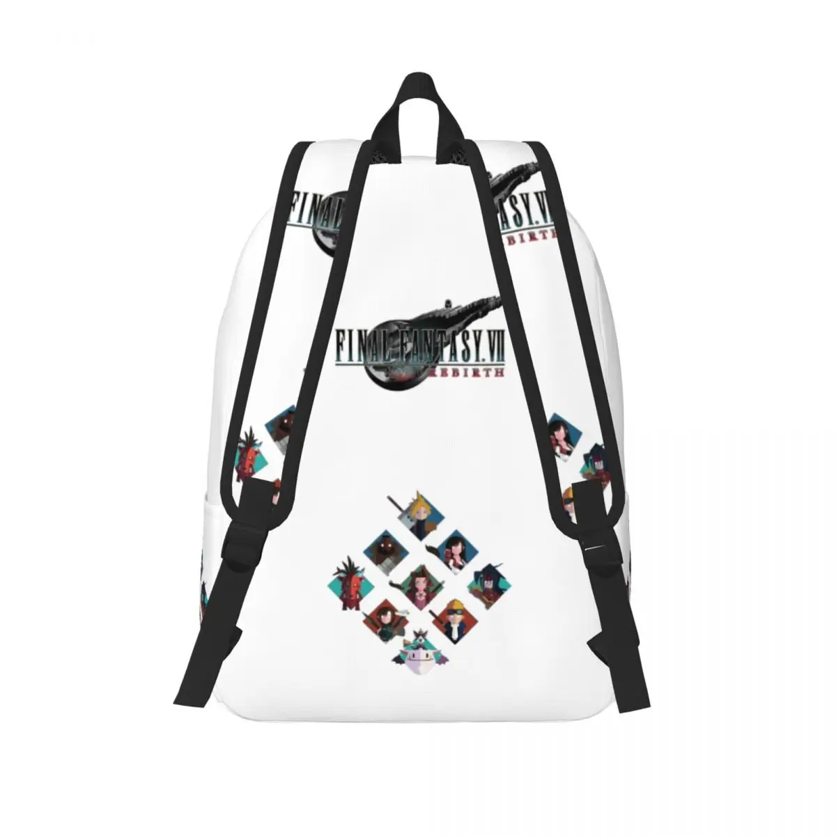 Final Fantasy VII Rebirth Game Mochila para homens e mulheres duráveis, mochila de negócios, laptop, computador, estudante, moda