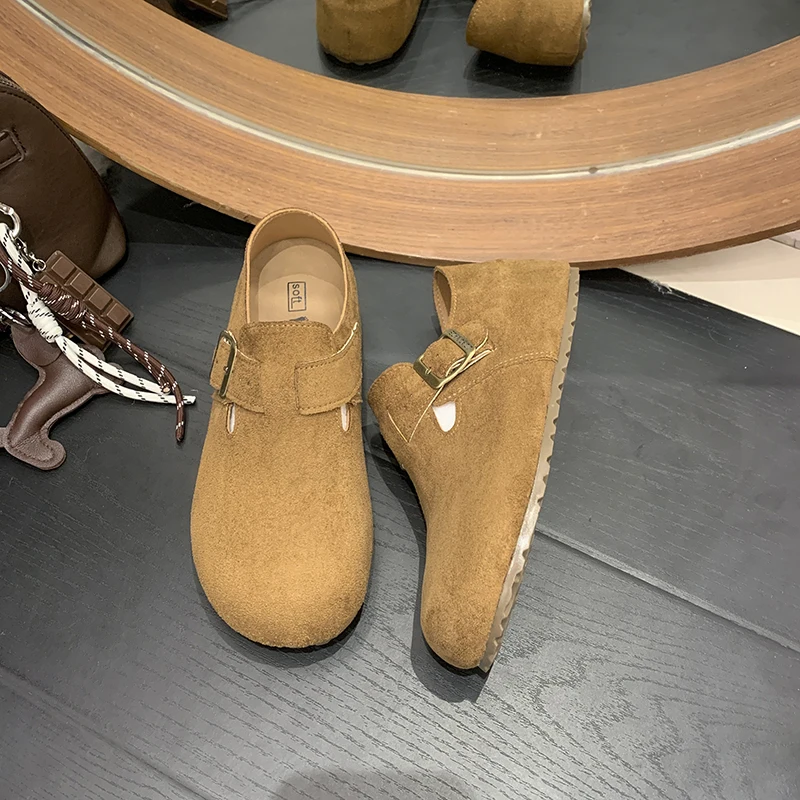 Универсальная женская обувь на платформе в стиле ретро. Женские весенне-осенние туфли 20220. Новые одинарные туфли с одной педалью.