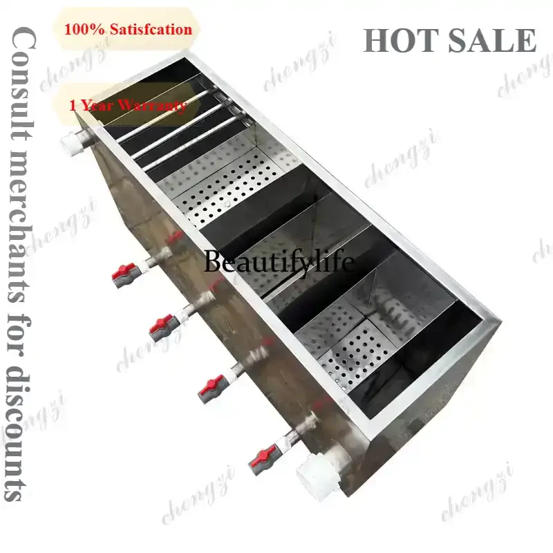 A81 stainless steel multifunctional filter box filter, koi fish pond filter tank