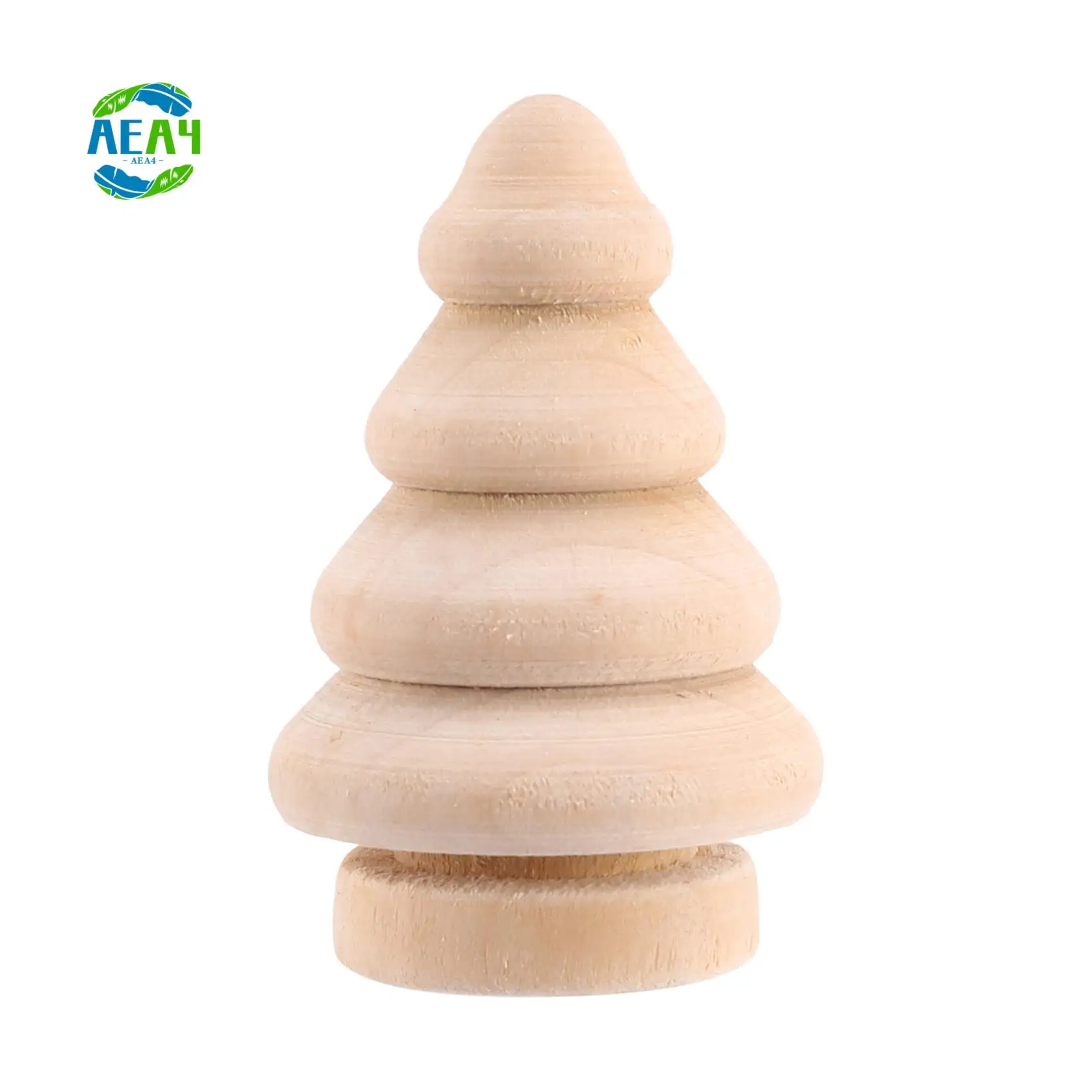 

AEA4-Blank DIY Wooden Christmas Tree Peg Dolls Party Cake Toppers Pack Of 10
