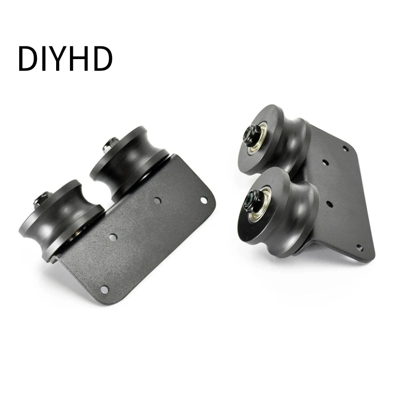 Imagem -03 - Deslizante Biblioteca Hardware Kit sem Escada Preto Rústico Rodada Tubo Rolling Ladder Track Rolo de Piso com Freio 3.3ft100cm