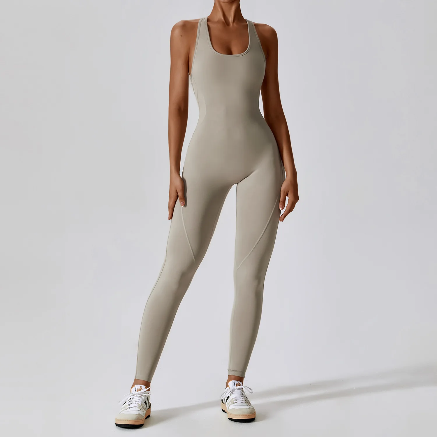 Gym Clothes Jumpsuit Backless Fitness Set Bodysuit Siamese Sportswear Women Romper Buttery-Soft One-Piece Playsuit Yoga Suit