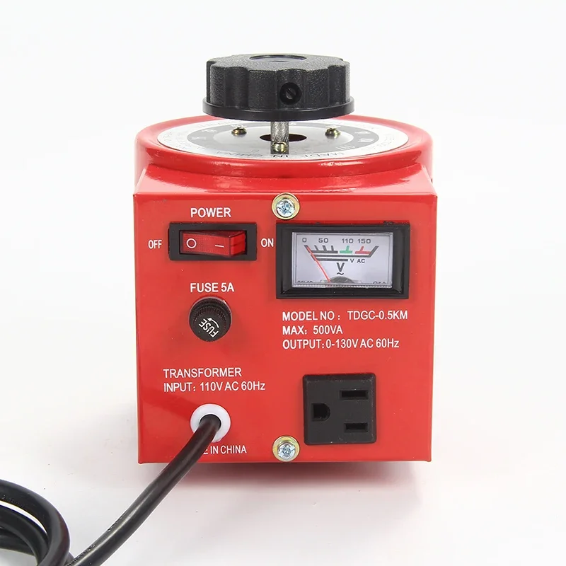 

Voltage Regulator 0.5Km Single-Phase Adjustable Ac Voltage Regulator Power Supply 110V