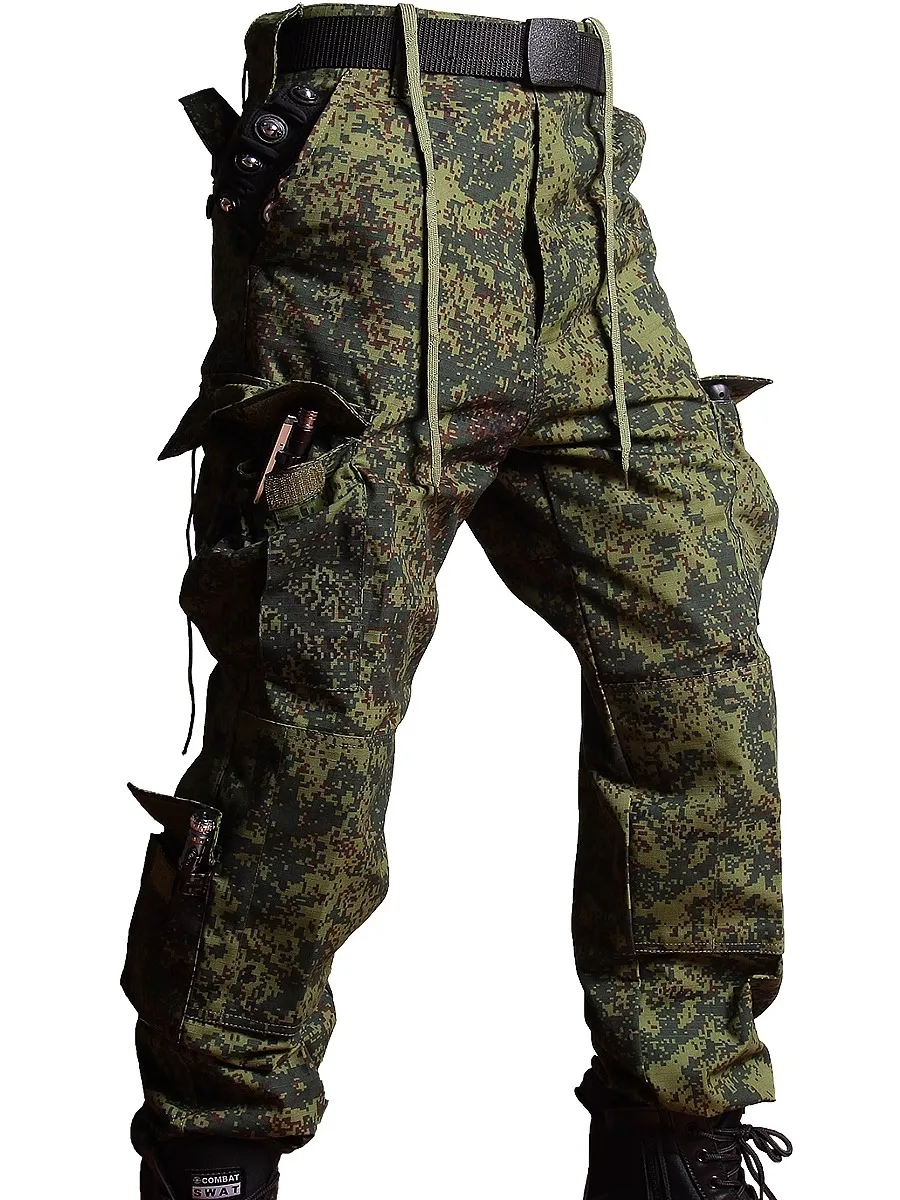 Russian Special Forces Camouflage Suit, Genuine Military Suit, Men's Labor Protection Work Suit, High-End Men's American Style A