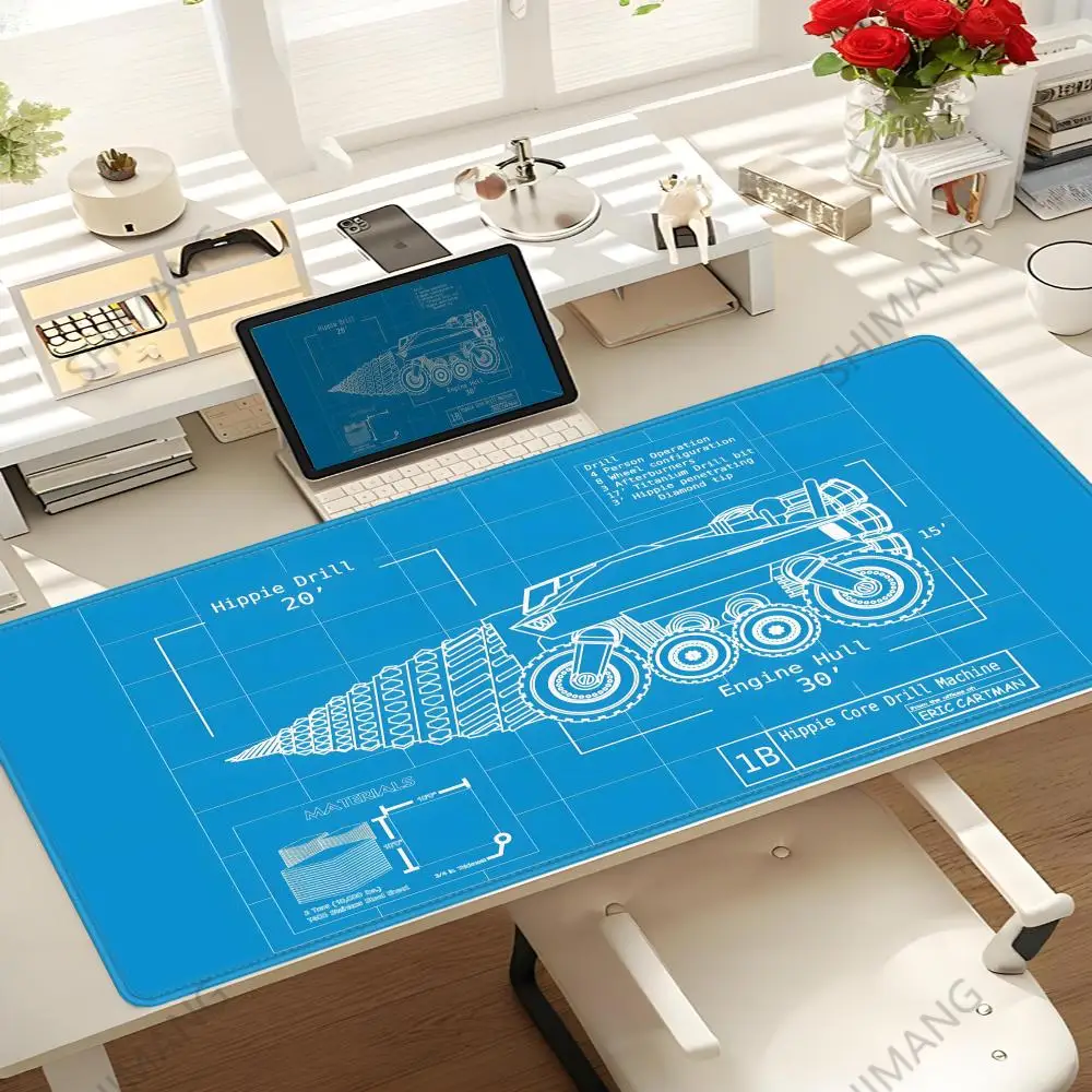 

Funny-South-Park-Cute Mousepad Mouse Mat Desk Mat With Pad Gaming Accessories Prime Gaming XXL Keyboard Pad Padding Mat