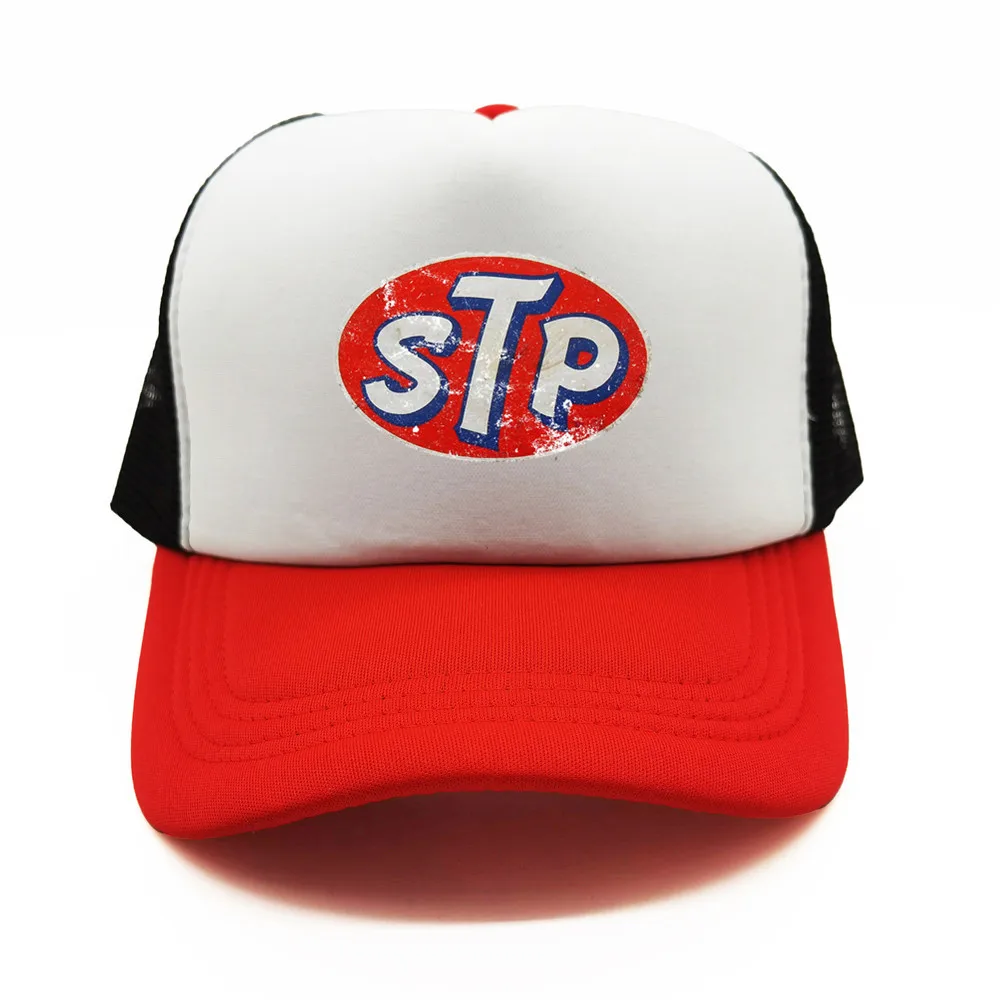 STP Trucker Cap STP Logo Baseball Caps Cool Summer Mesh Net Hat Snapback Hats