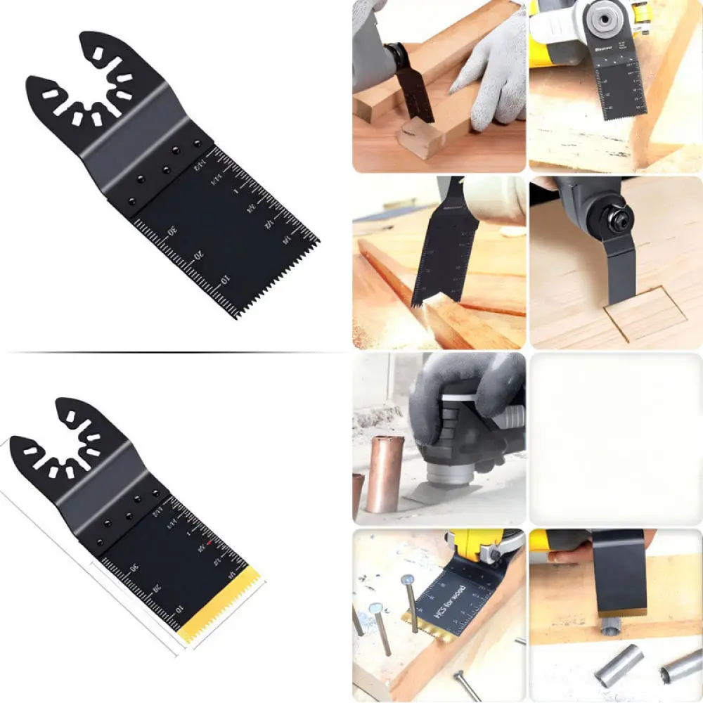 For For Toli Oscillating Multi Tool Saw Blade Set High Carbon Steel Wood Metal Cutting Repair Replacement Part