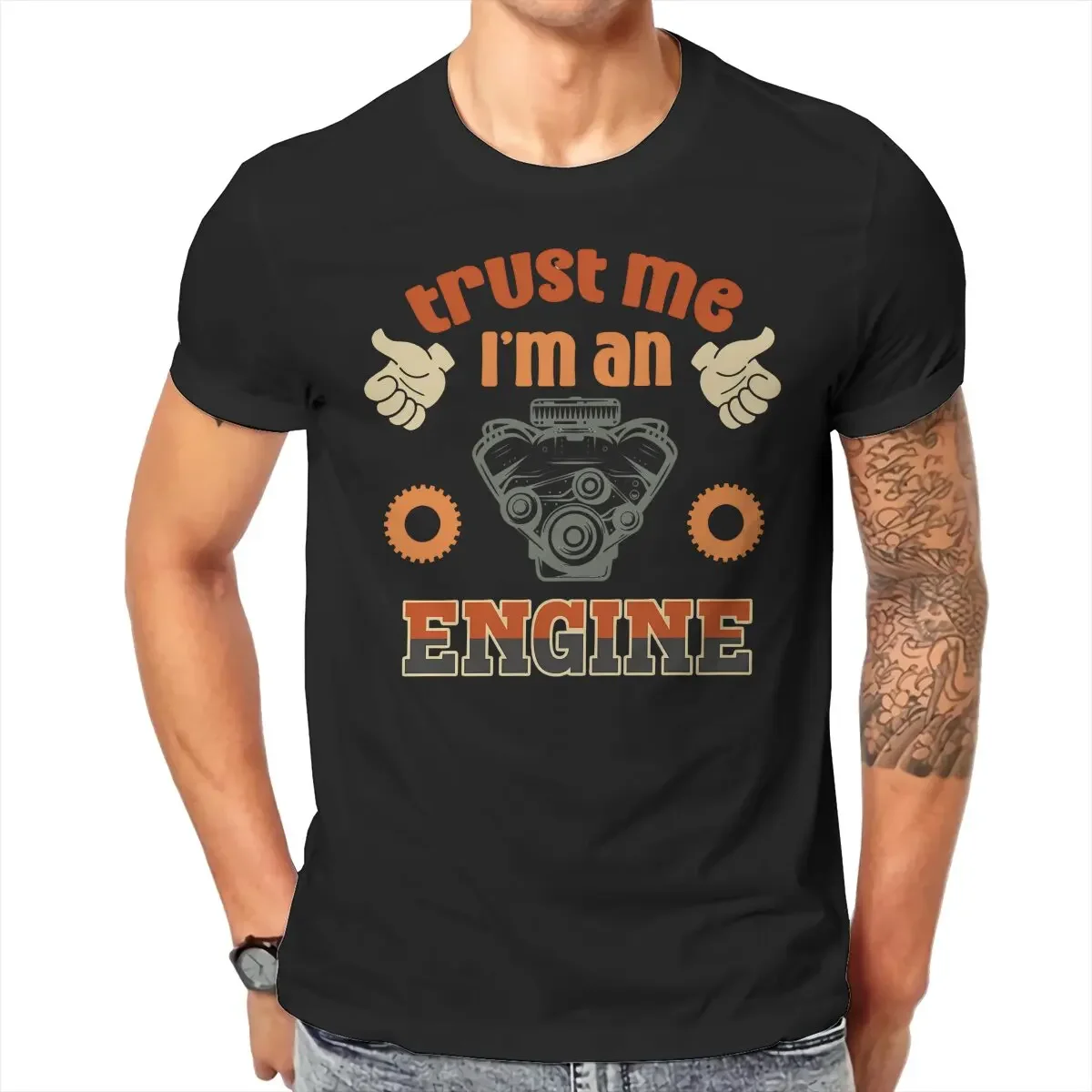 Mechanic Harajuku TShirt Trust Me I'm An Engineer Style Tops Comfortable T Shirt Men Short Sleeve Special Gift Idea