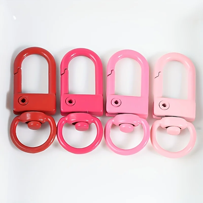 40/80pcs Multicolor Swivel Lobster Clasps for DIY Crafts