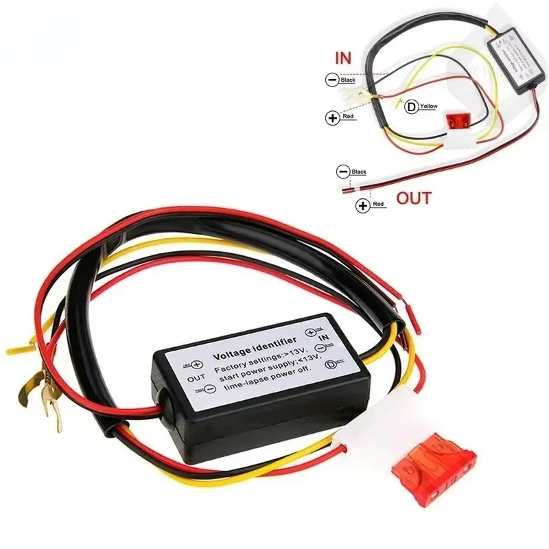 LED Daytime Running Light DRL Controller Relay Harness Dimmer On/Off Fog Light Power For Car
