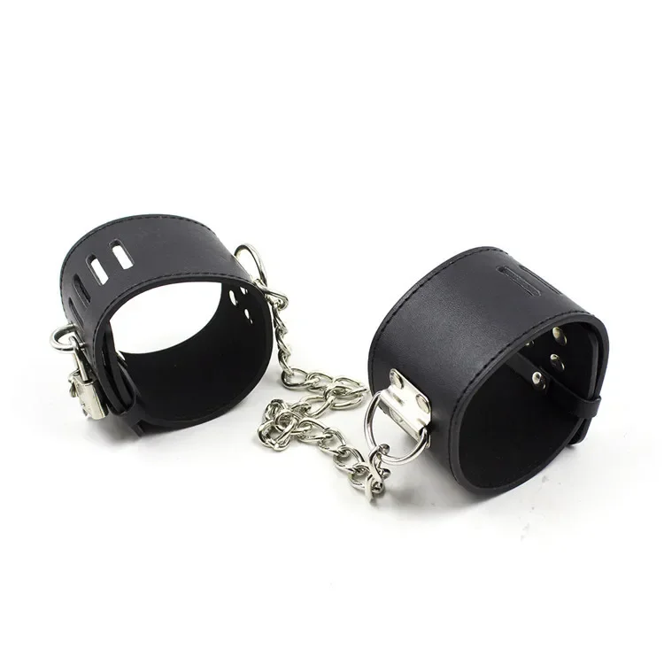 Ankle Cuff Restraints Bondage Sex Game Toy Restraints Sex Bondage Exotic Accessories Sexy BDSM PU Leather Handcuff