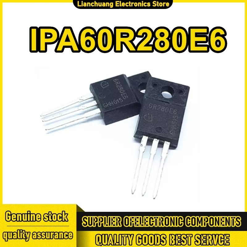 

5 шт. 6R280E6 IPA60R280E6 N-CH 600V 13.8A TO220-FP IC-чип, новый и оригинальный