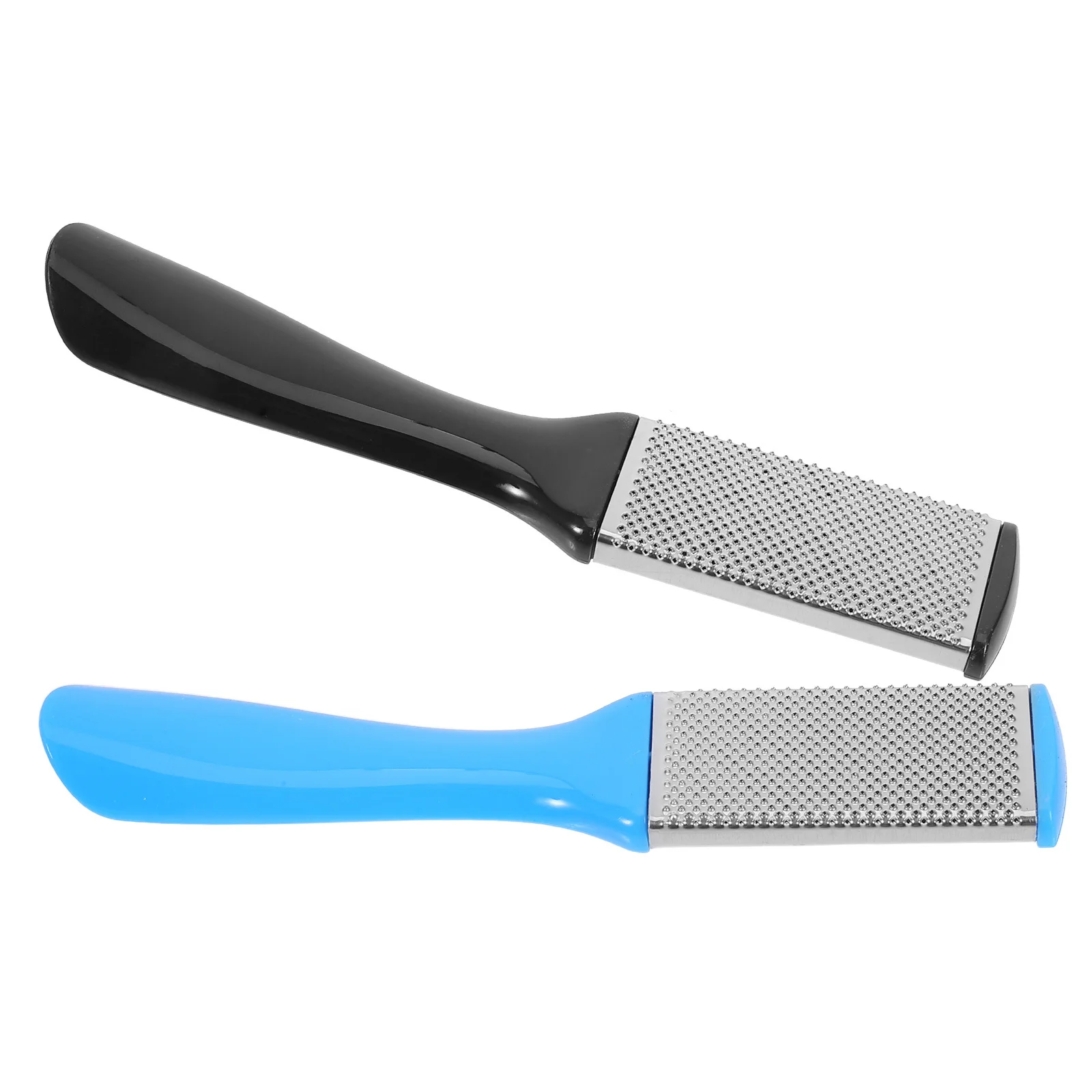 

2pcs Dual Sided Foot Rasp Stainless Steel Sandpaper Pedicure Tool For Dry Cracked Heels Durable Skin Care Scraper Comfortable