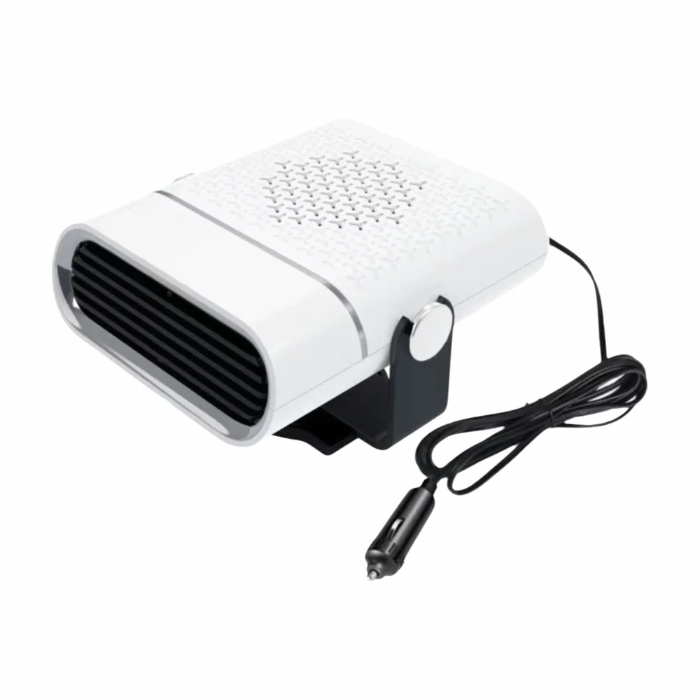Plastic Car Heater Fan Heating and Fan Modes Rapid Heating Windshield Defroster Adjustable Rotatable Stand Vehicle Heater Fan