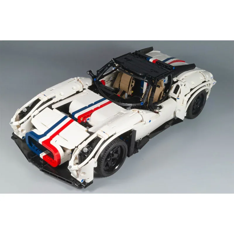 MOC-Modelo De Bloco De Construção Para Crianças, Montagem De Supercarro, Brinquedo Criativo, Presente De Aniversário, Menino, MOC-57003, 1:9, Novo