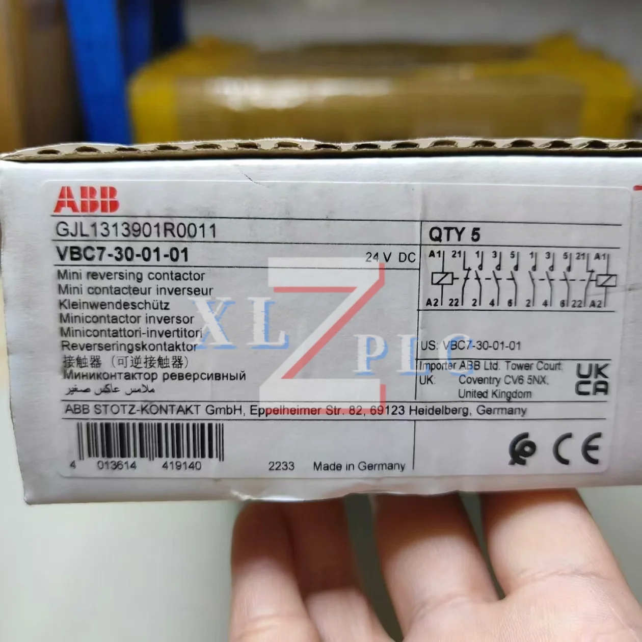 VB7-30-01 24V nieuwe originele hulpcontacten