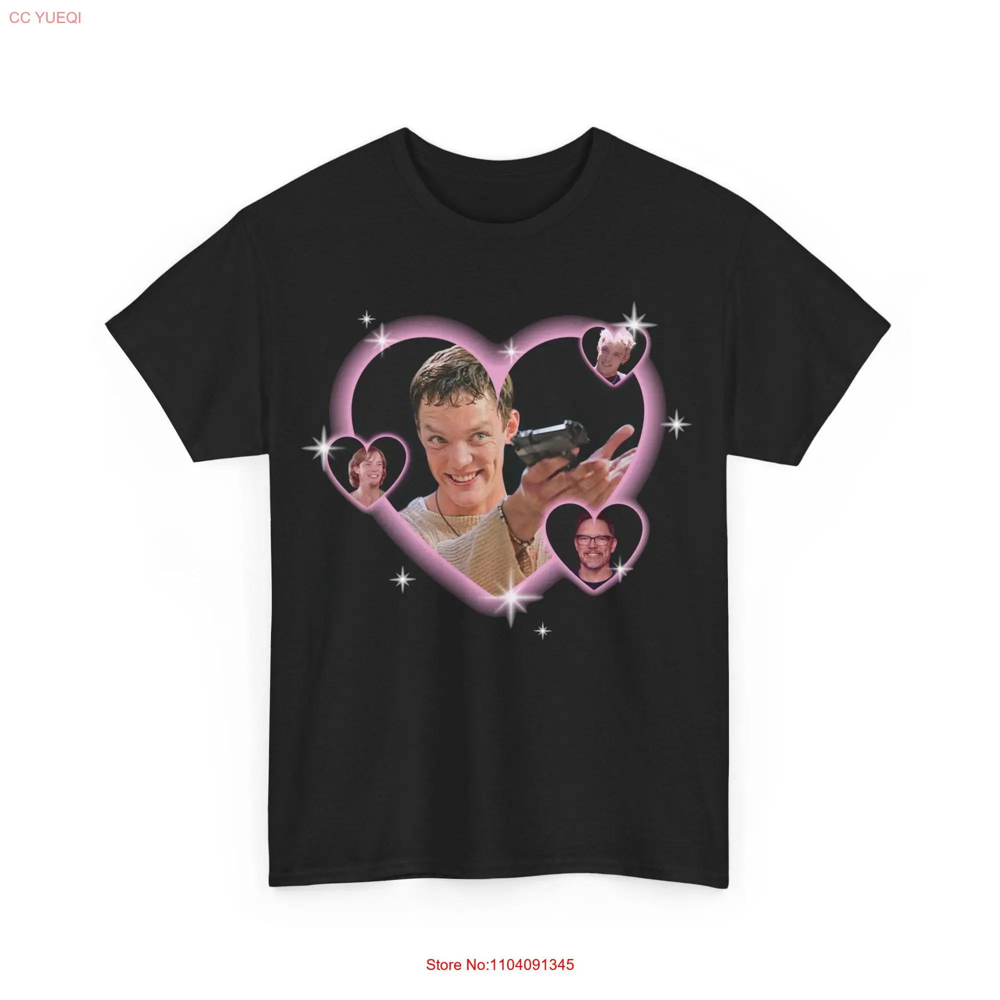 Camiseta de manga larga o corta con diseño de corazón, camiseta de Matt lillard