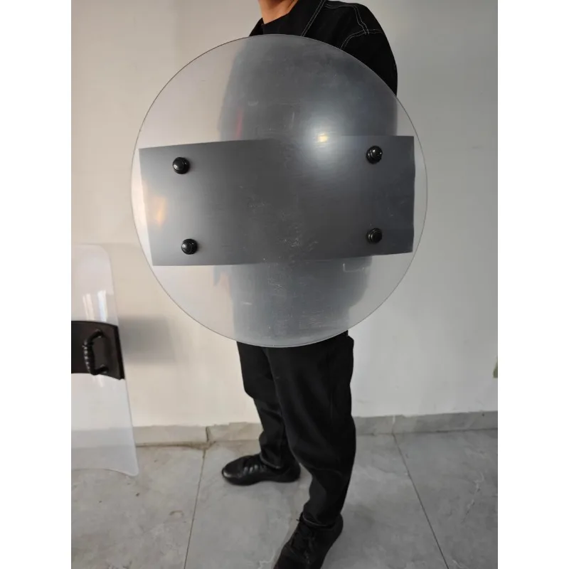 Riot Shield Security Handheld Transparent PC  Square/Round Shield Campus Shield