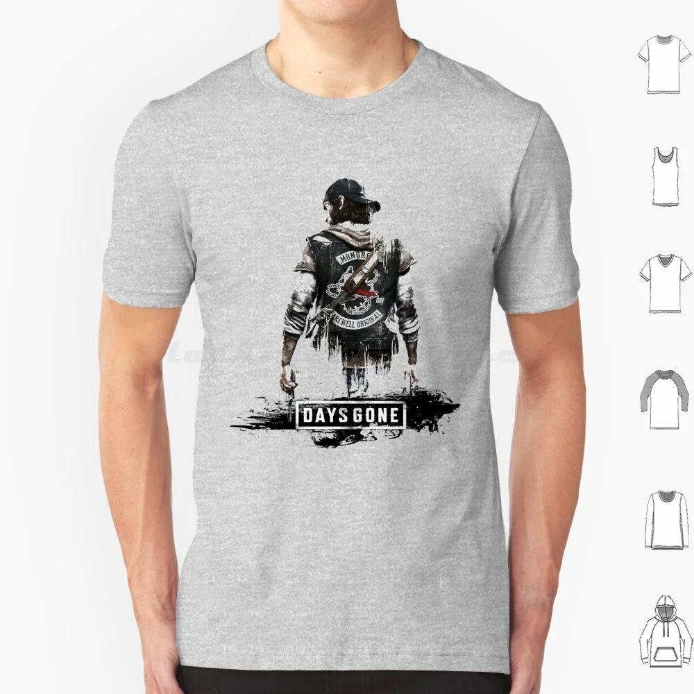 Days Gone T Shirt Men Women Kids 6xl Daysgone Days Gone Farewell Mongrel Deacon Ps4 Videogames Dog Motorbike Ride Games Gone