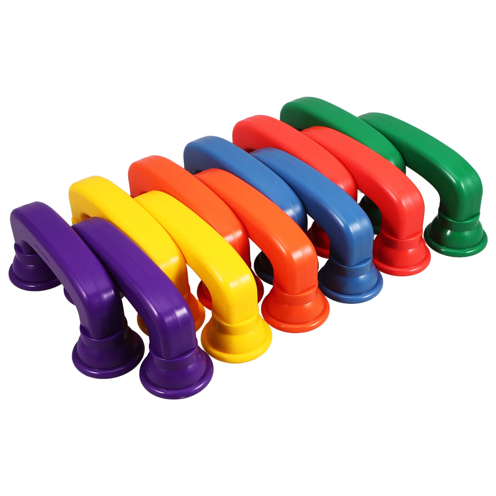 

12 Pcs Earpiece Toy Early Whisper Phone Tracker Telephone Reading Abs Colored Educational