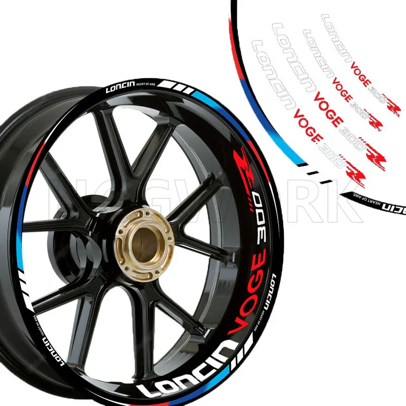 Motorcycle Accessories Wheel Hub Wheel Rim Sticker Reflective Stickers Waterproof for Voge 300rr