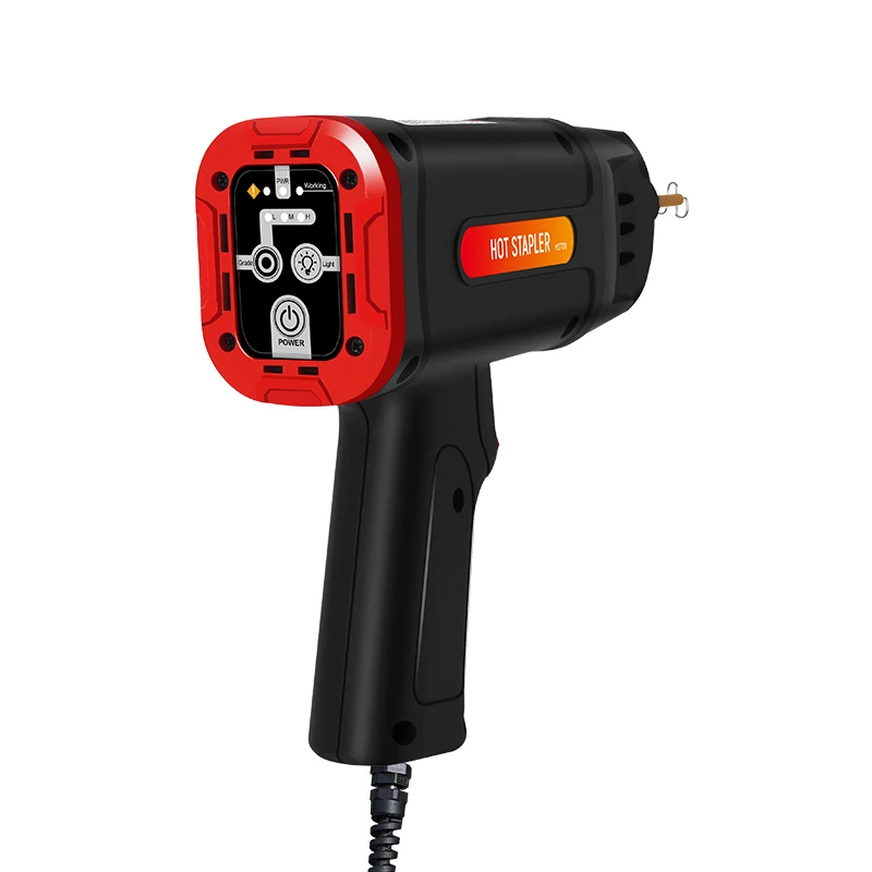 Plastic Welders Equipments Car Repair Tools Hot Stapler Gun PVC Bumper Garage Machine +600 SS Wires Pins Plastic Welding Torch