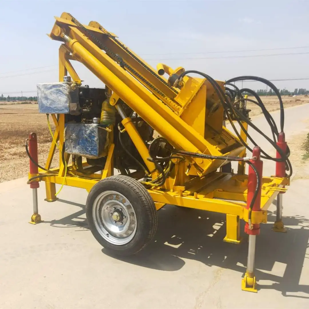 

Hydraulic Rotary Drilling Rig Machine Supplier Portable Drill Rig Crawler Pneumatic Water Well Drilling Rig Machine for Mexico